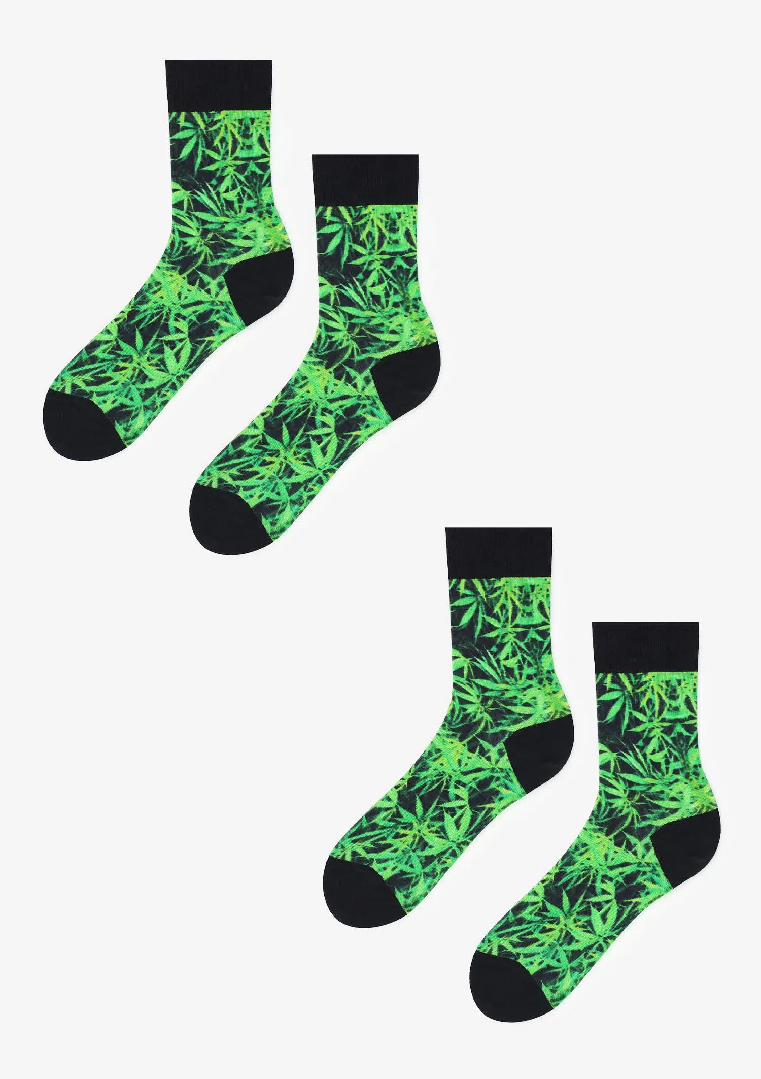 męskie skarpetki marihuana